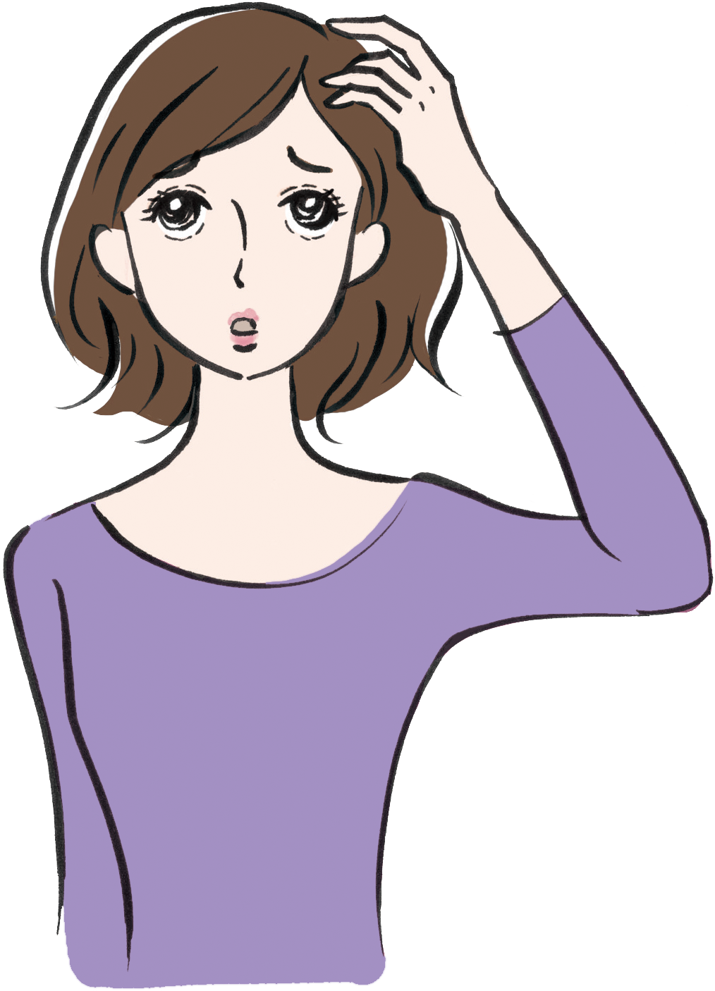 抜け毛や毛のボリュームでお悩みの方へ